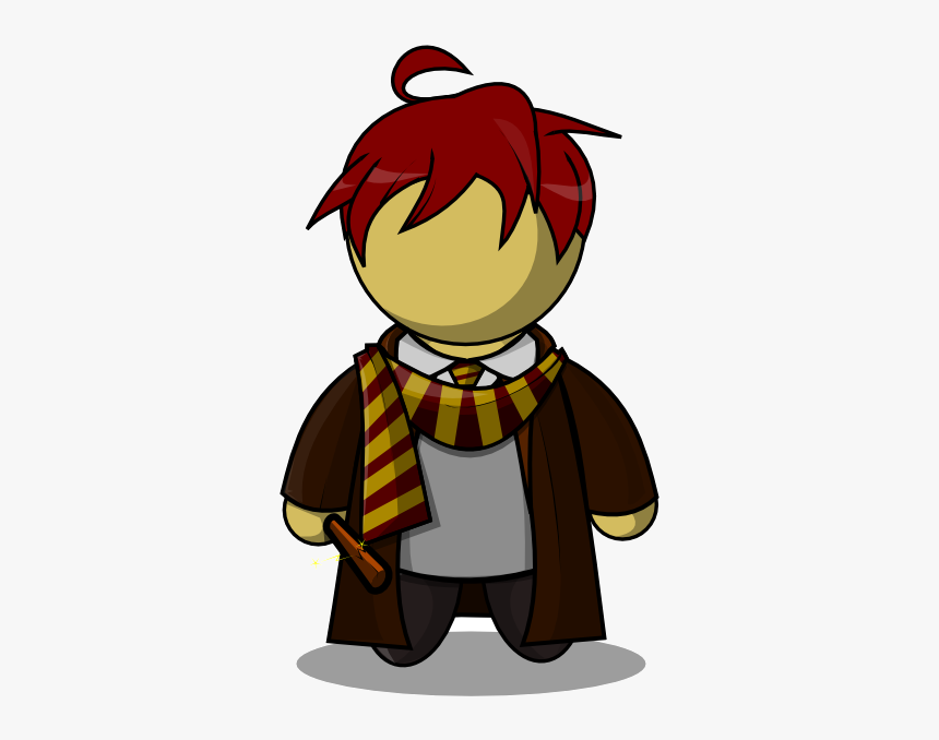 Harry Potter Ron Weasley Clip Art Transparent Png - Art Transparent Harry Potter, Png Download, Free Download