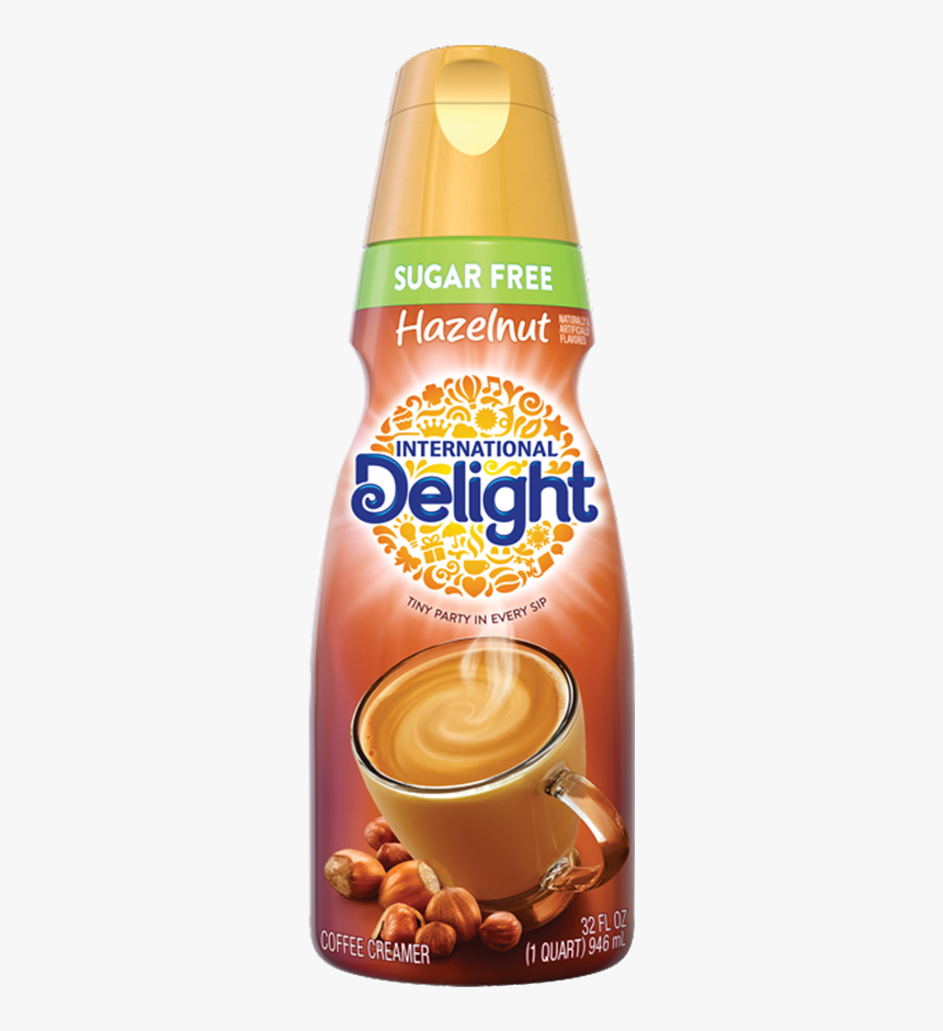 Sugar Free Hazelnut Coffee Creamer - International Delight Vanilla Creamer, HD Png Download, Free Download