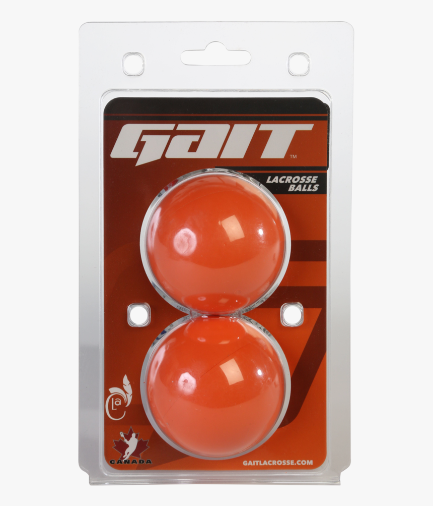 Gait Lacrosse Orange Lax Ball 2pk - Sphere, HD Png Download - kindpng