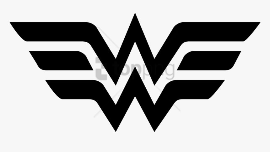Download Logo Woman Image With Wonder Woman Logo Svg Free Hd Png Download Kindpng