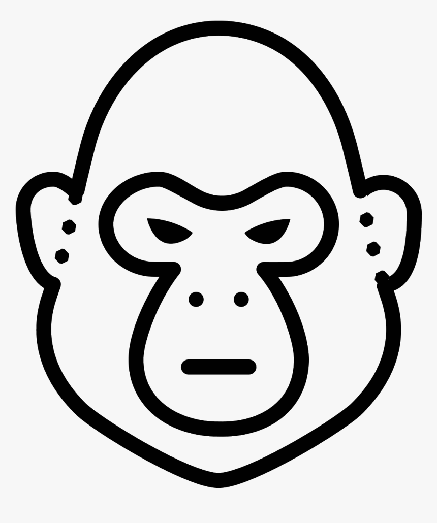 How To Draw A Gorilla Head » Leehome