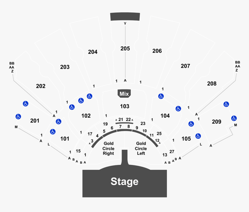 Gerald R Ford Amphitheater Seating Chart