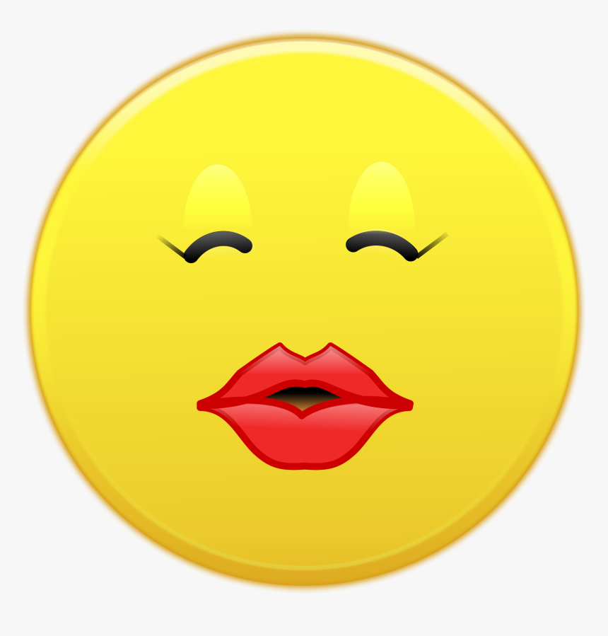 Transparent Kissy Face Emoji Png - Circle, Png Download, Free Download