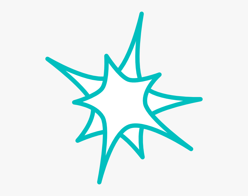 Teal Star Clip Art, HD Png Download, Free Download