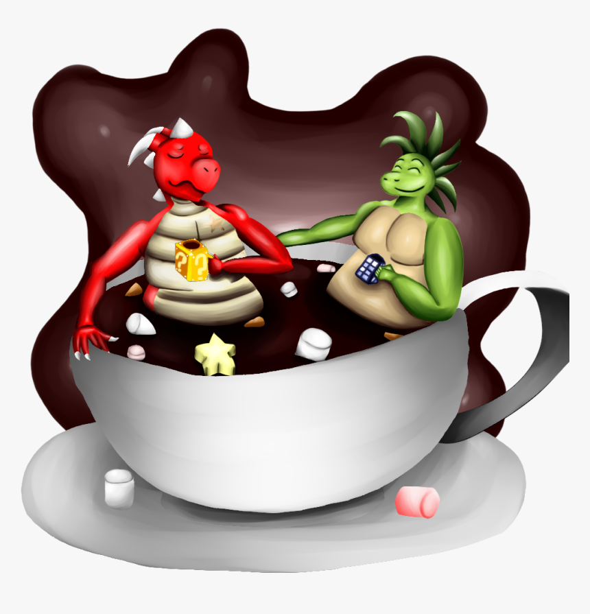 Henry And Ryex In Hot Chocolate Cup - Cartoon, HD Png Download, Free Download