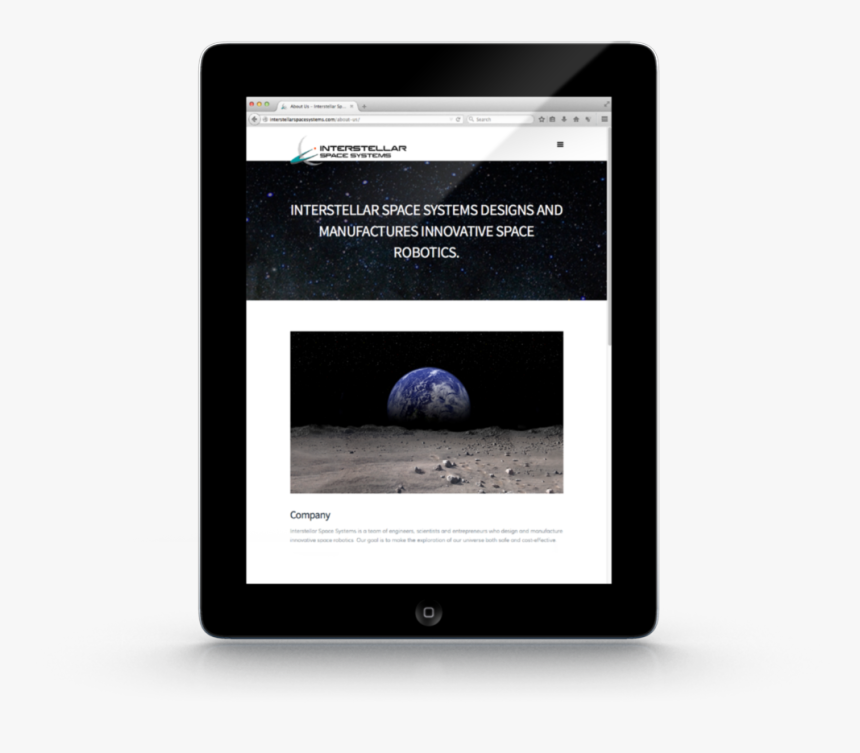 Interstellar Space Systems Website Design - Electronics, HD Png Download, Free Download