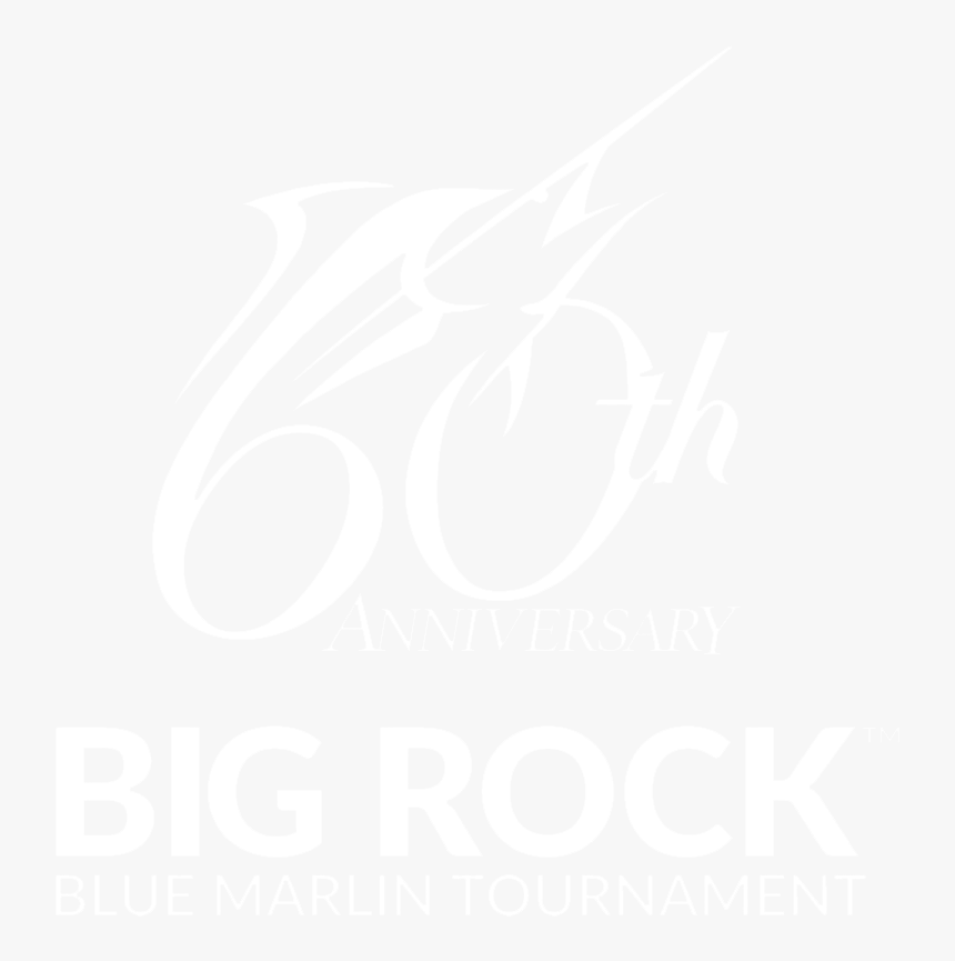 Big Rock 60th-logo Wh - Poster, HD Png Download, Free Download