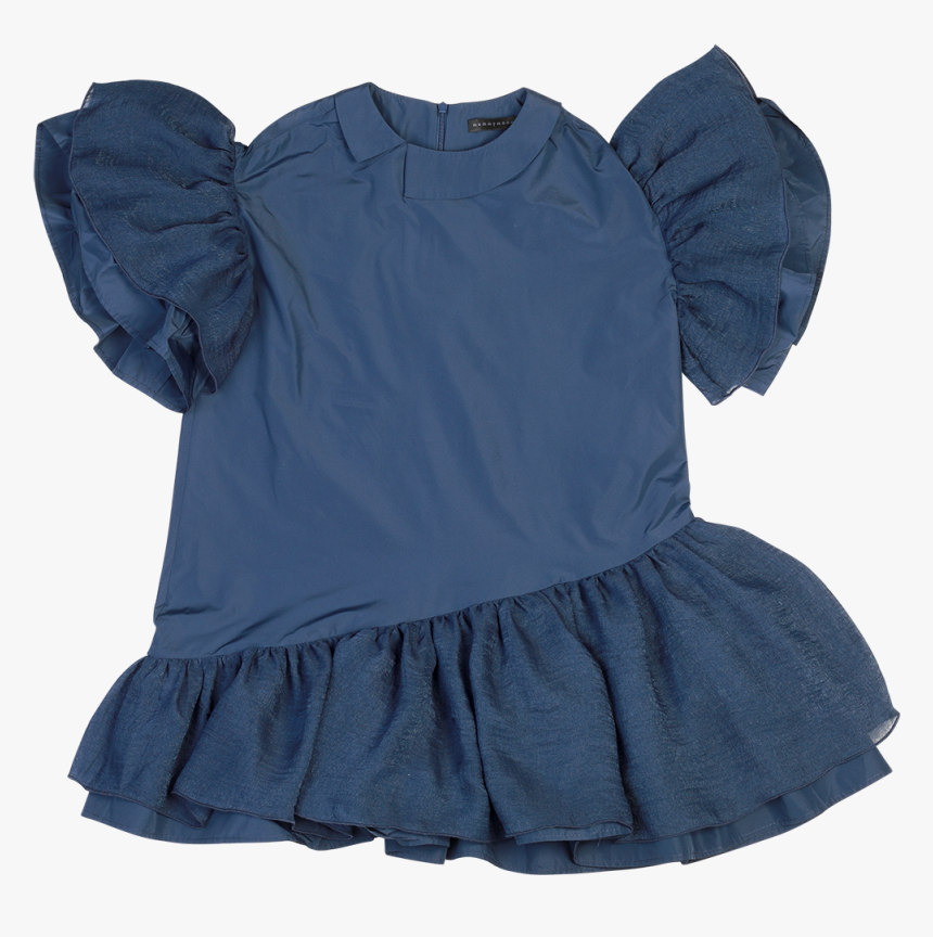 Mummy Png -mummy Navy Butterfly Dress - Ruffle, Transparent Png, Free Download