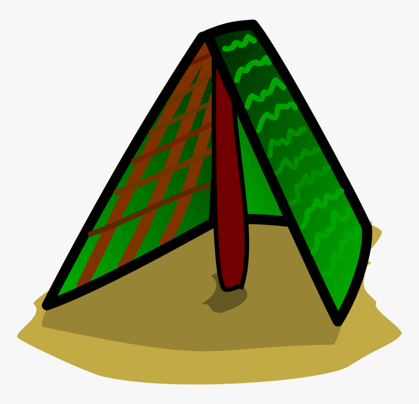 Leaf,area,symbol - Triangle Tent Clip Art, HD Png Download, Free Download