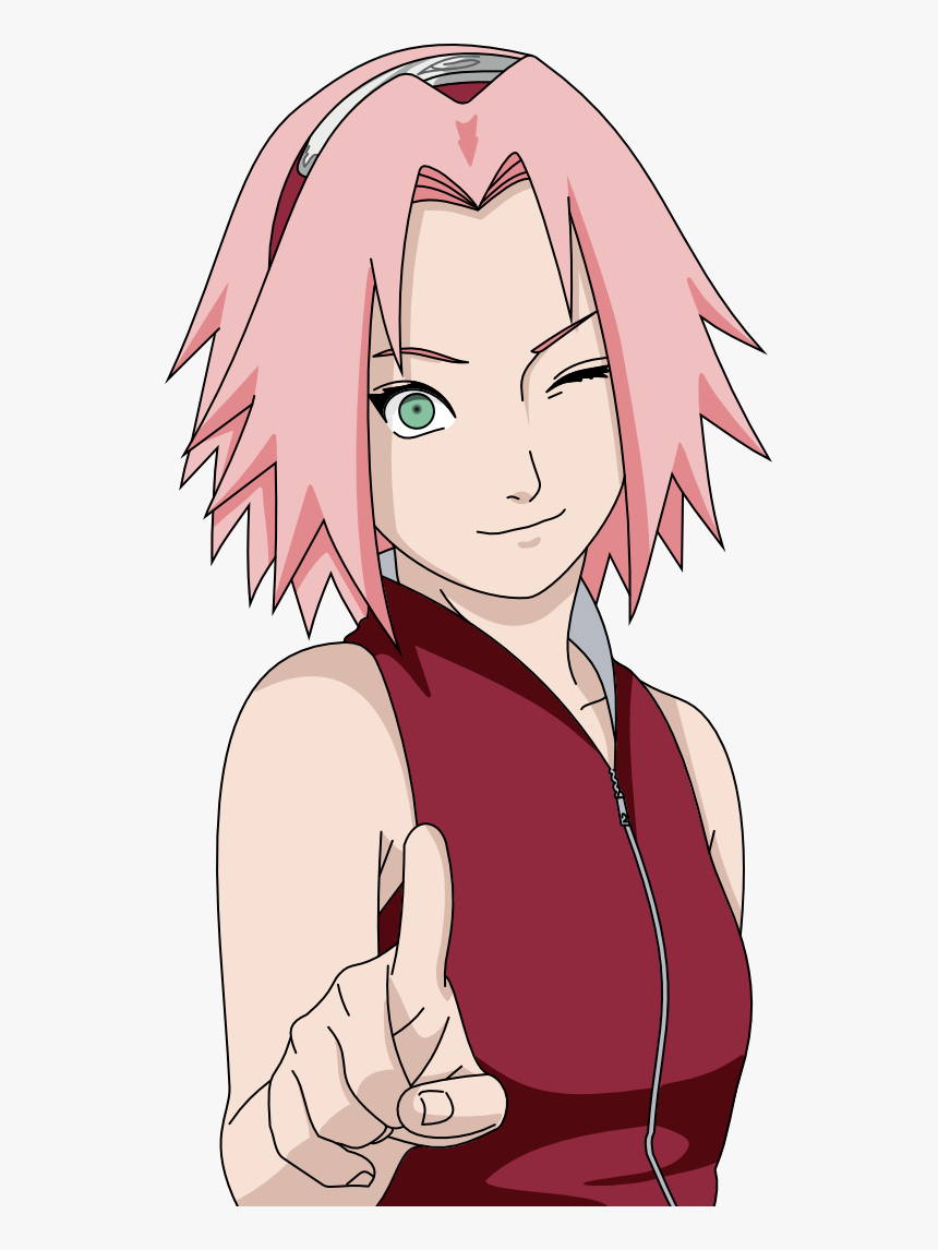 Sakura Haruno Vector, HD Png Download - kindpng