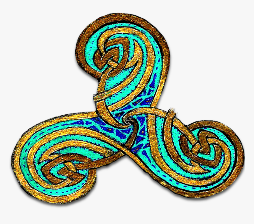 Triskelle Lg - Celtic Knot Waves, HD Png Download, Free Download