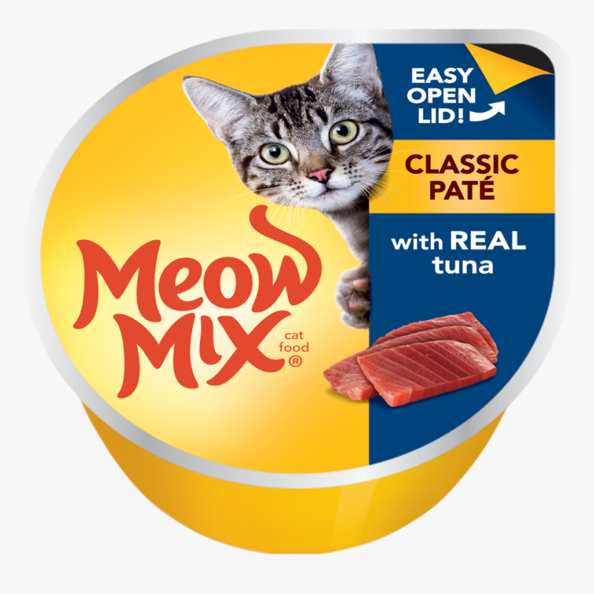 Classic Paté With Real Tuna - Meow Mix Pate, HD Png Download, Free Download