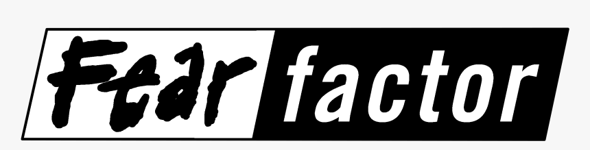 Fear Factor Logo Black And White - Fear Factor Black And White, HD Png Download, Free Download