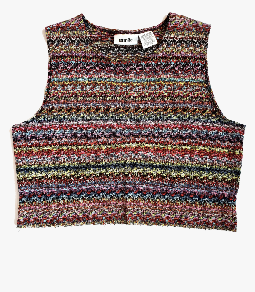 80s/90s Units Knit Cropped Top"
 Class="lazyload Lazyload - Active Tank, HD Png Download, Free Download