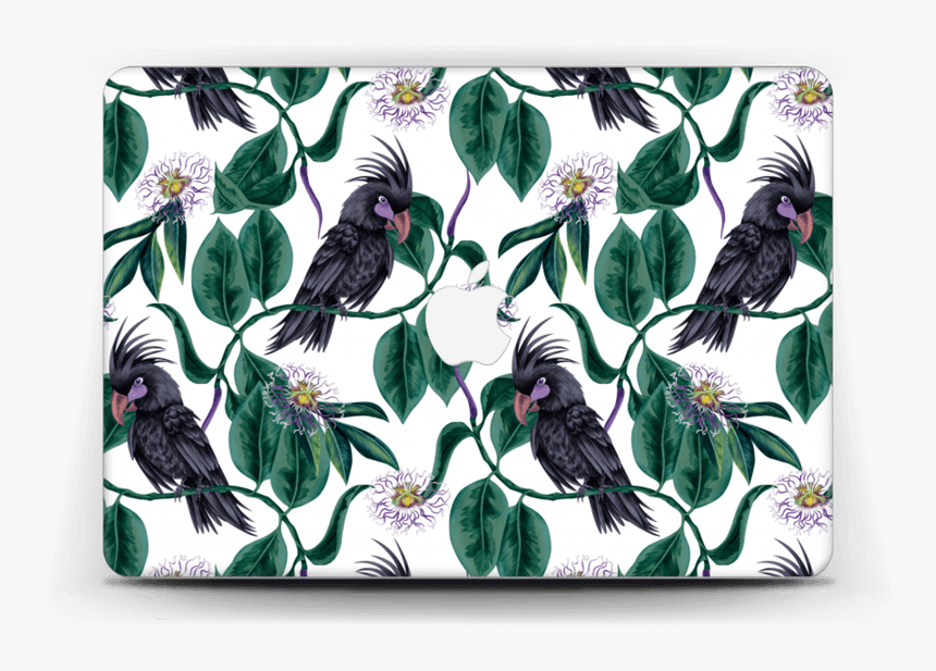 Flowers & Cockatoo Skin Macbook Air 13” - Chickadee, HD Png Download, Free Download