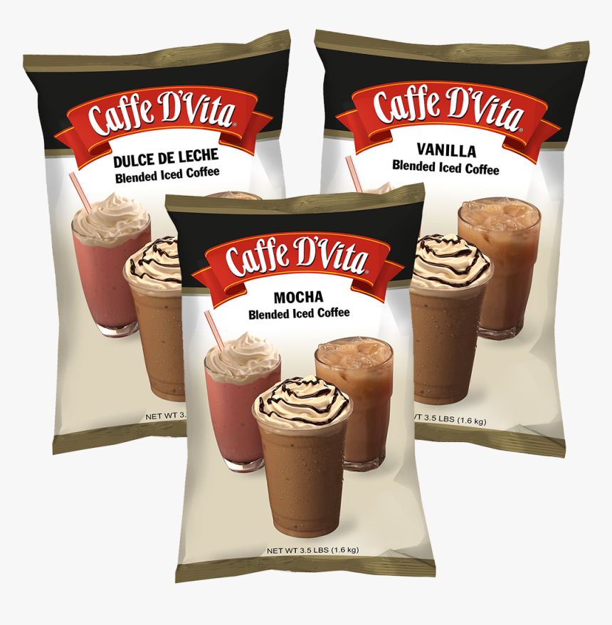 Blended Iced Coffee, Dulce De Leche, Blended Iced Coffees - Caffe D Vita Toffee Coffee Blended Iced Coffee, HD Png Download, Free Download