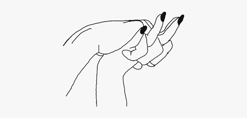 #doodle #outline #hands #tumblr #aesthetic #aesthetictumblr - Sketch ...