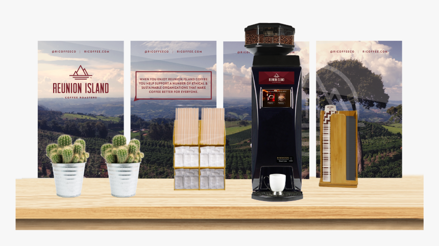 Reunion Island Office Coffee Machine - French Press, HD Png Download, Free Download