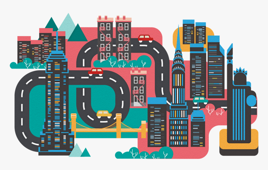 Illustration Of City, HD Png Download, Free Download