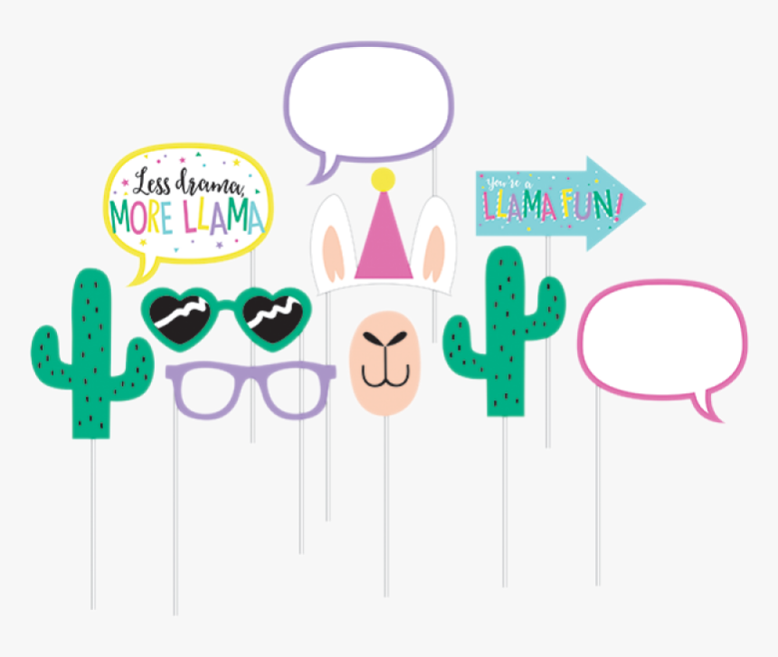 Llama Photo Booth Props, HD Png Download, Free Download