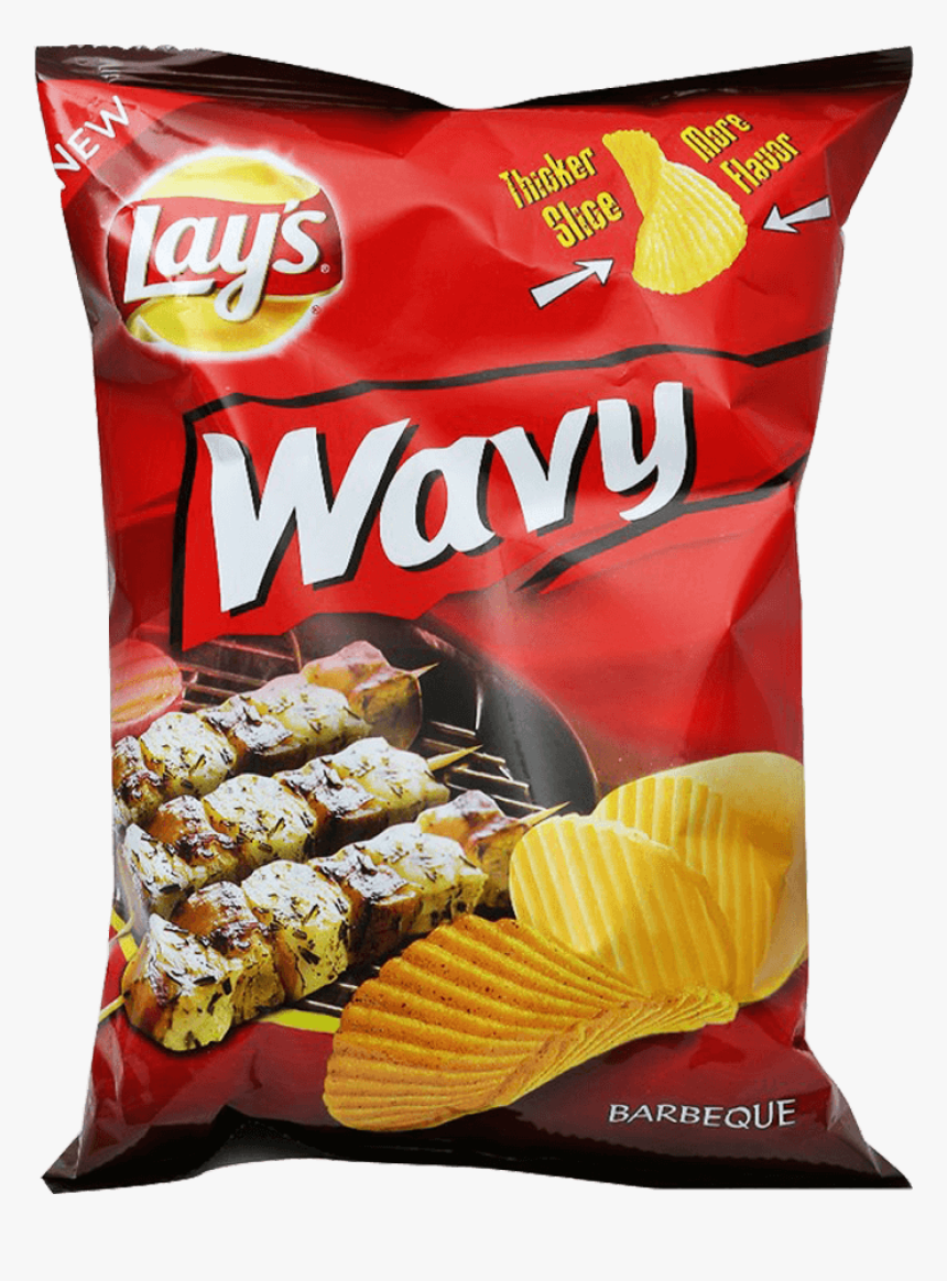 Lays Wavy Chips Barbeque 68 Gm - Wavy Crisps Barbecue Pakistan, HD Png Download, Free Download