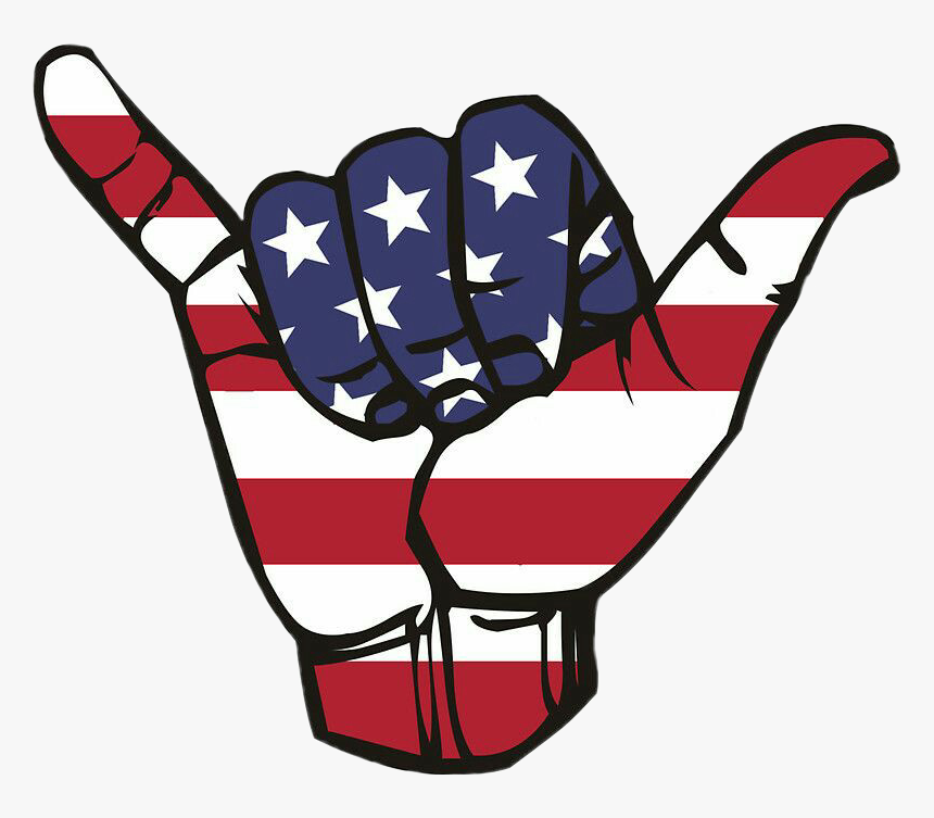 American Flag Shaka, HD Png Download, Free Download