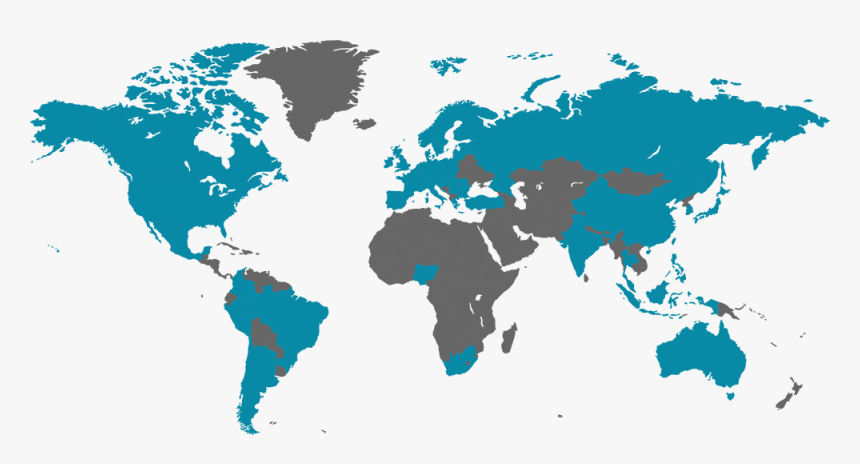 Flat World Map Png, Transparent Png, Free Download