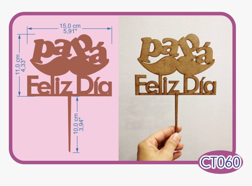 Toppers Para El Dia Del Padre Para Tortas, HD Png Download, Free Download