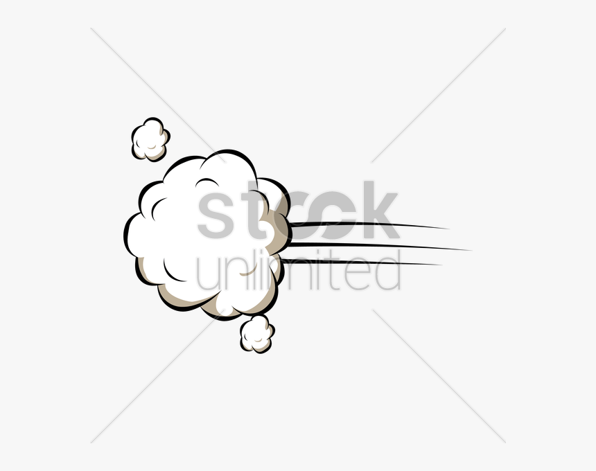 Comic Cloud V矢量图形 - Cartoon, HD Png Download, Free Download