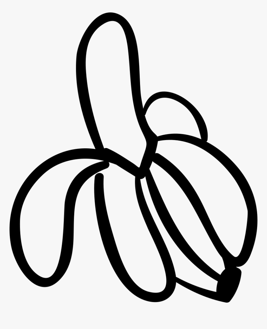 Peeled Banana - Banana Peel Svg, HD Png Download, Free Download