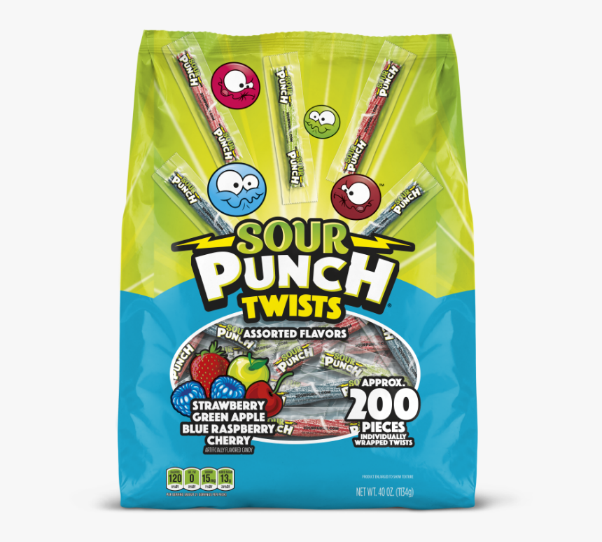 Sour Punch Candy Twists, HD Png Download, Free Download