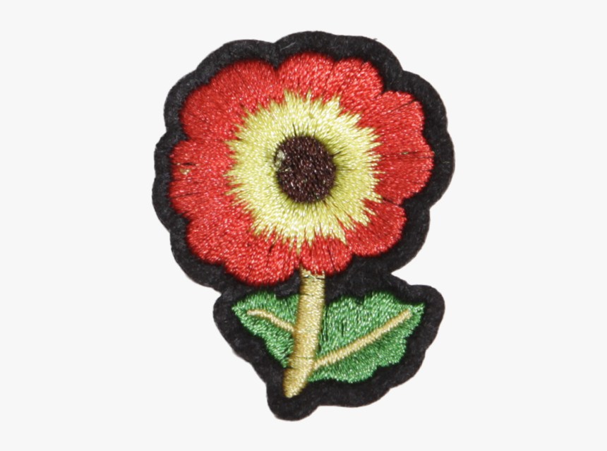 Little Red Sun Flower Customized Iron On Patch - Anemone, HD Png Download, Free Download