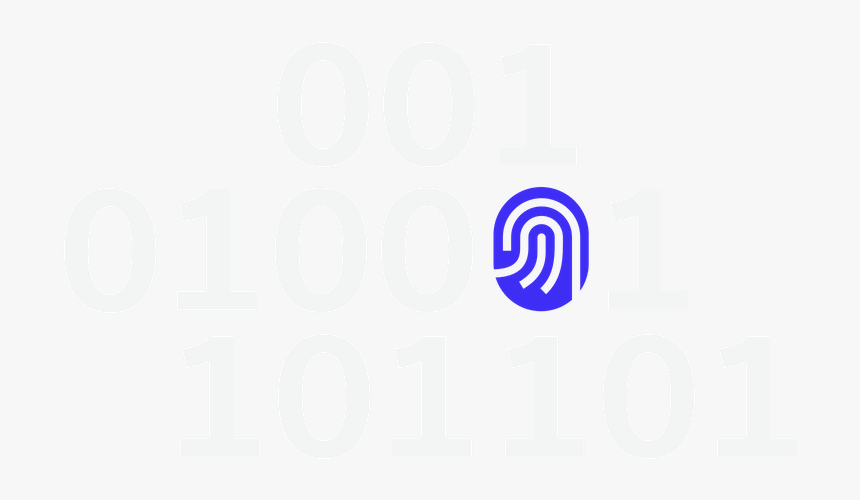 Graphic Indicating Digital Information From Fingerprints - Graphic Design, HD Png Download, Free Download