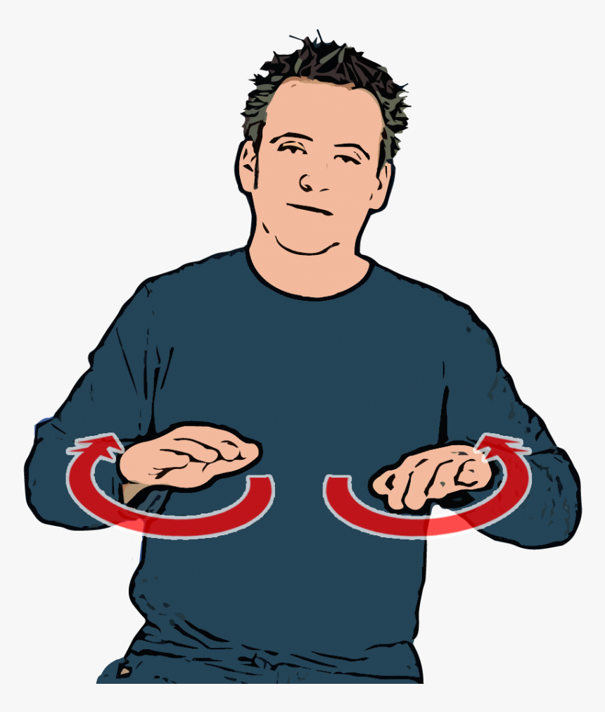 British Sign Language - Illustration, HD Png Download, Free Download