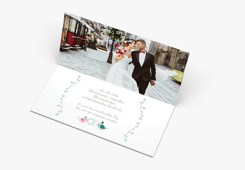 Tarjeta Plegada En Horizontal - Wedding Reception, HD Png Download, Free Download