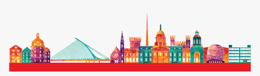 Dublin Skyline , Png Download - Tour Footer, Transparent Png, Free Download