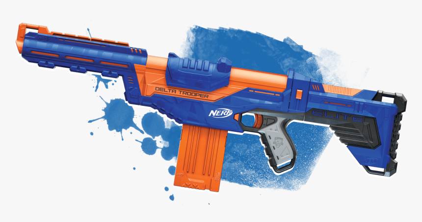 Nerf Elite Blasters, Accessories, & Videos - Nerf Delta Trooper Png, Transparent Png, Free Download