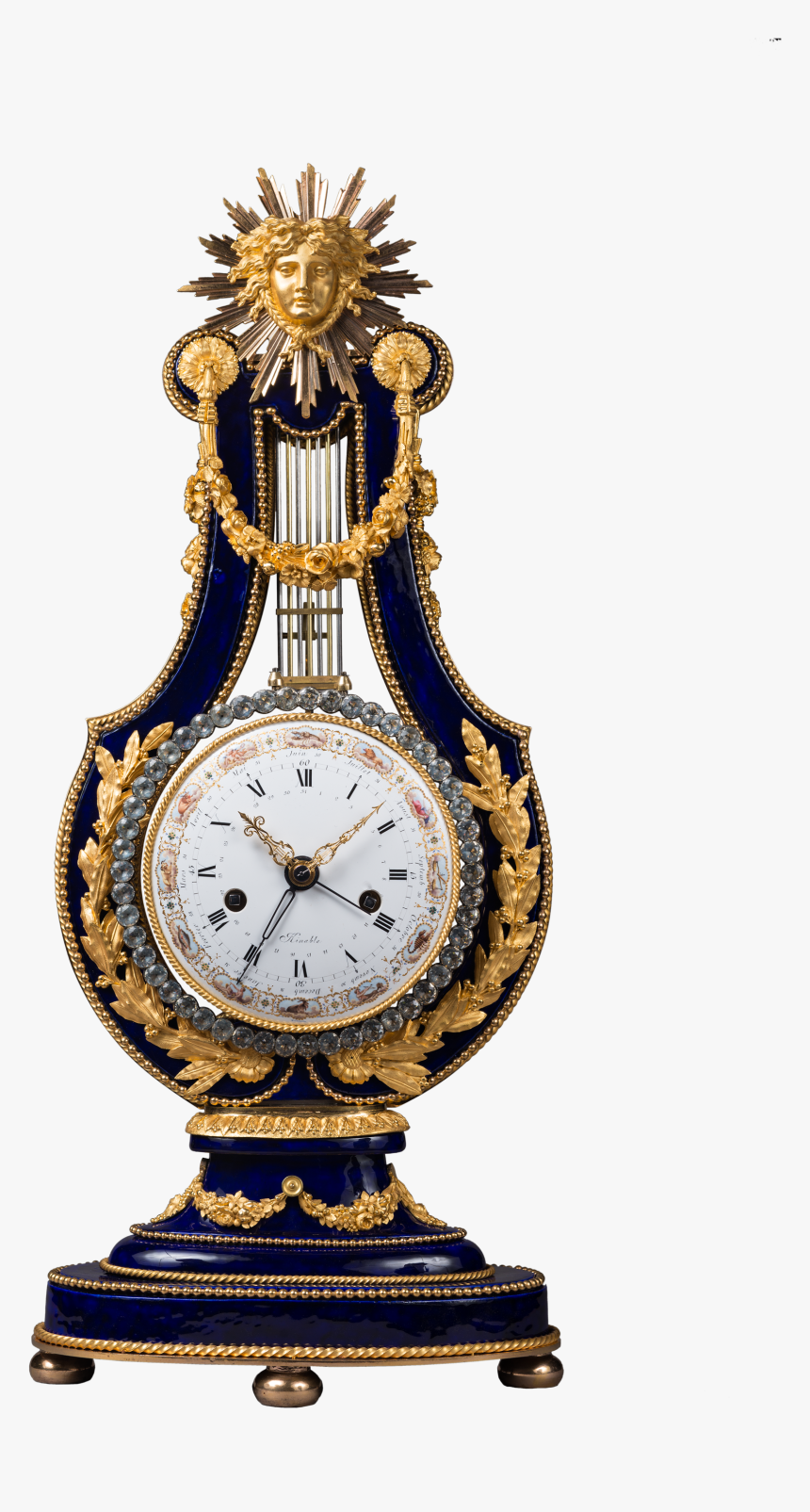 Pendule De Cheminée Bleue, HD Png Download, Free Download