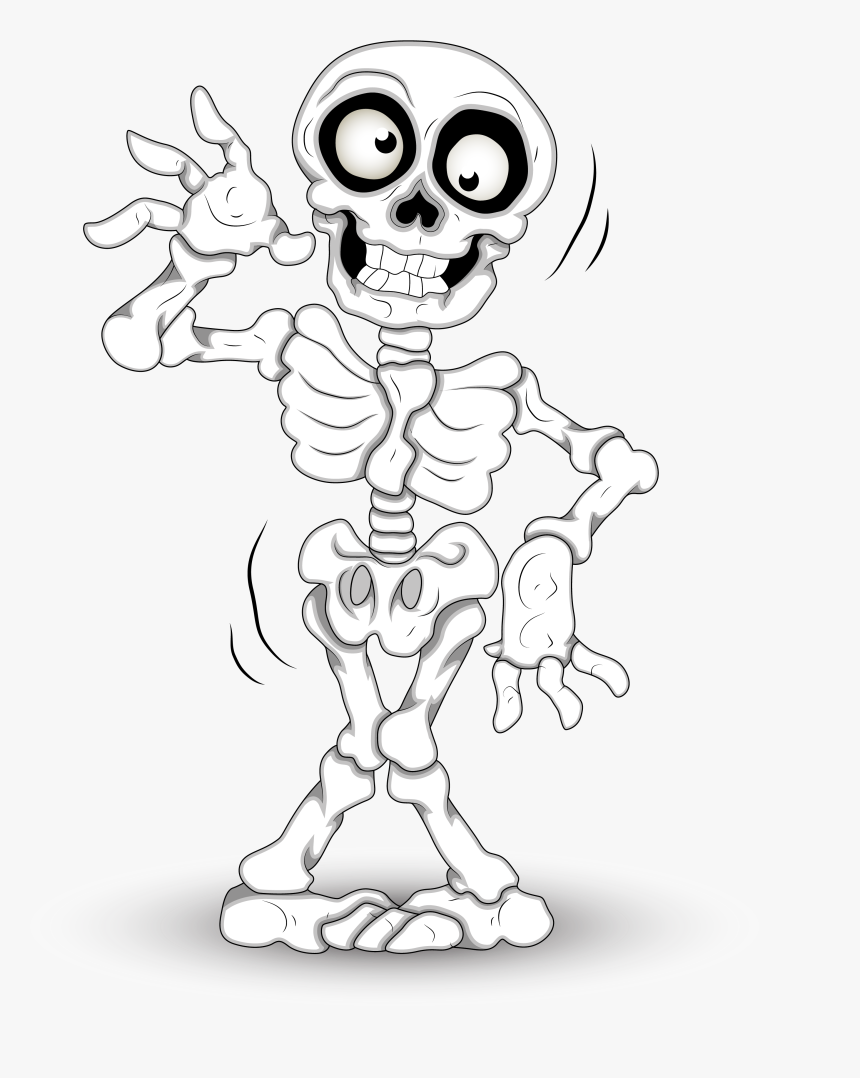 Halloween Skeleton Skull Free Download Png Hq Clipart - Halloween Skeleton Clipart Png, Transparent Png, Free Download