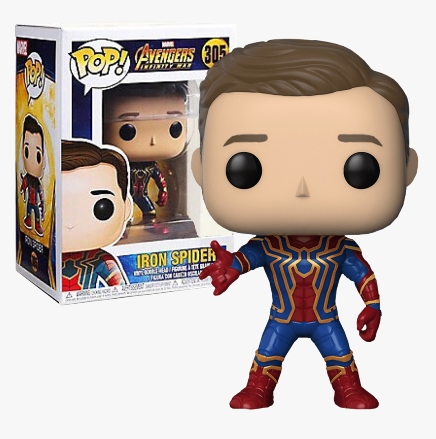 Iron Spider Unmasked Funko Pop, HD Png Download, Free Download