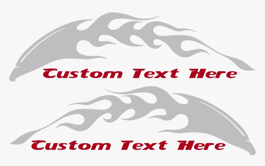 Motorcycle Flaming Eagle Fe1 Gas Tank Decals Design, HD Png Download, Free Download