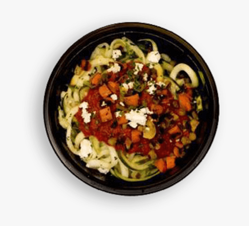 Vegetable Marinara Zoodle Pasta - Pepperoni, HD Png Download, Free Download