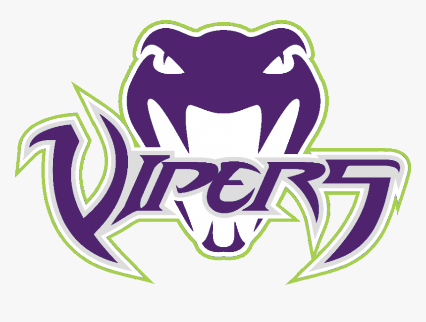 Transparent Purple Cheerleader Clipart - Violet Vipers Logo, HD Png Download, Free Download