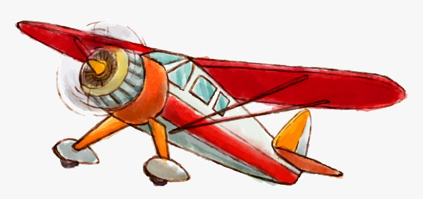 Airplane Light Aircraft Euclidean Vector - Vintage Airplane Png, Transparent Png, Free Download