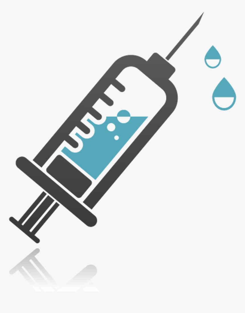 Syringe Injection Medical Icon Free Frame Clipart - Icon Injection Png, Transparent Png, Free Download