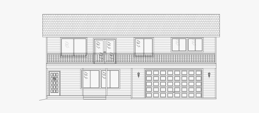 Plans2build Elevation - Technical Drawing, HD Png Download, Free Download