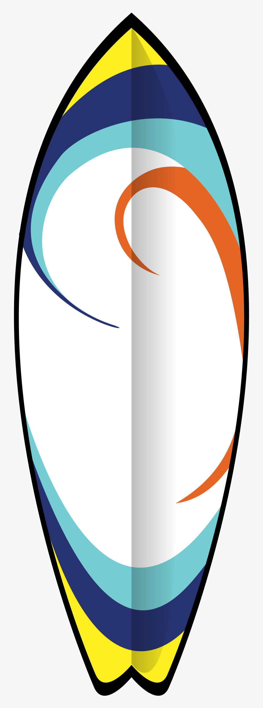 Surfboard Vector Png Clipart , Png Download - Ron Jon Surf Board Sticker, Transparent Png, Free Download