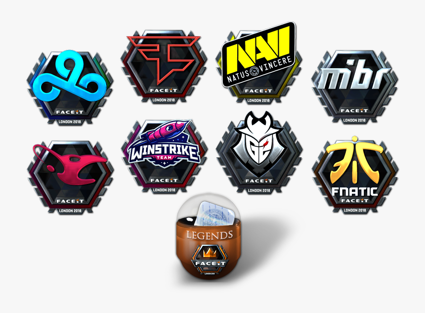 Sticker Liquid Faceit 2018, HD Png Download, Free Download