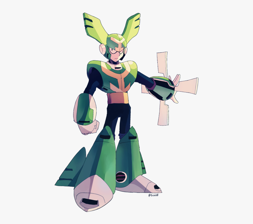 I"m Sorry I Have An Art Block But I Wanted To Do - Mega Man Tornado Man, HD Png Download, Free Download