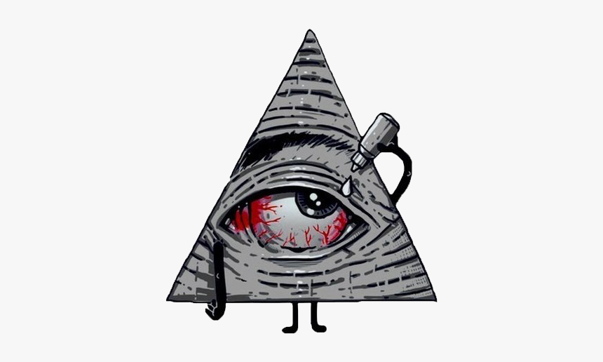 Illuminati Eye Of Providence Sticker Drawing Dopehouse - Weed Stickers, HD Png Download, Free Download